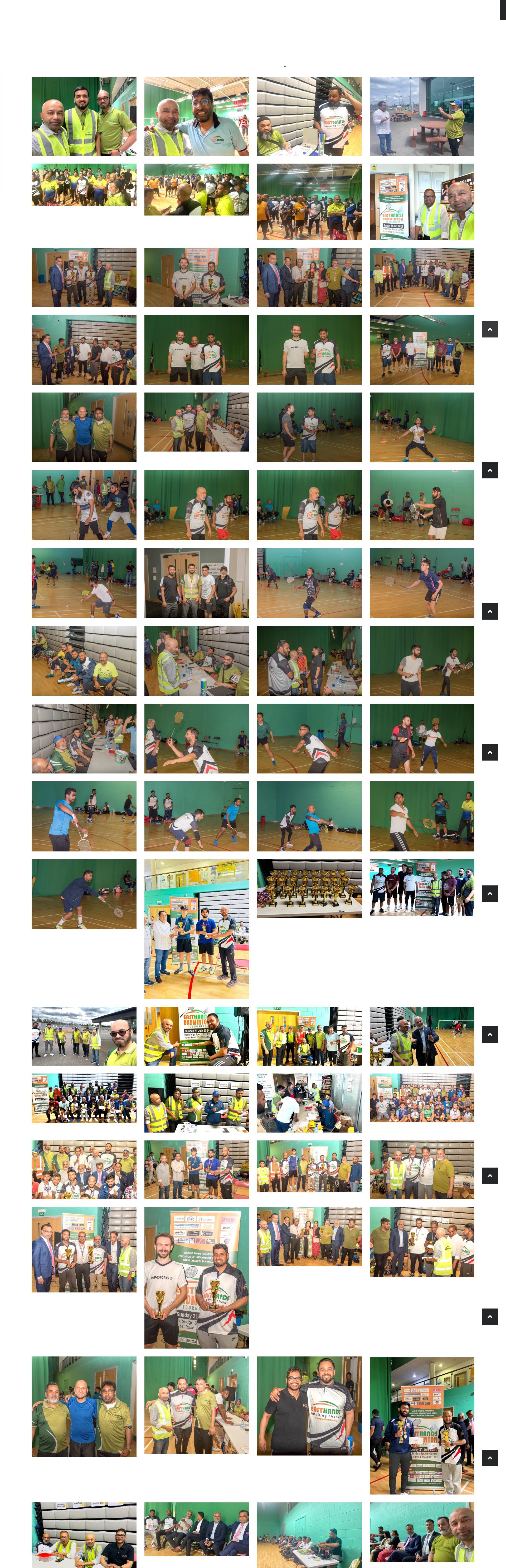 Badminton Event Photo Collage